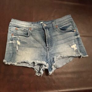 7Fam high rise shorts